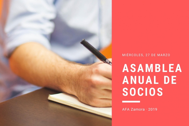 CONVOCATORIA DE LA ASAMBLEA DE SOCIOS DE AFA ZAMORA 2019