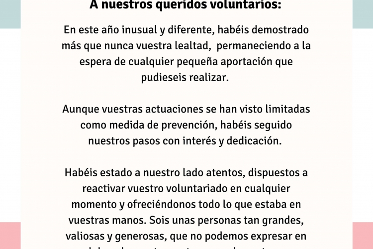 DÍA MUNDIAL DEL VOLUNTARIADO 2020