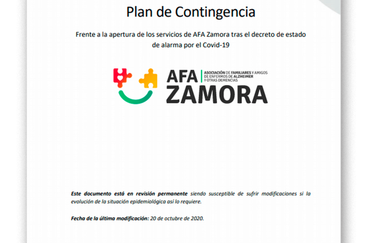 PRESENTAMOS EL PLAN DE CONTINGENCIA COVID-19 DE AFA ZAMORA