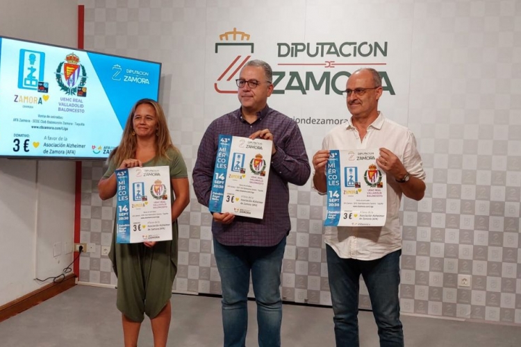 CLUB BALONCESTO ZAMORA Y UEMC REAL VALLADOLID BALONCESTO, JUNTOS CONTRA EL ALZHEIMER