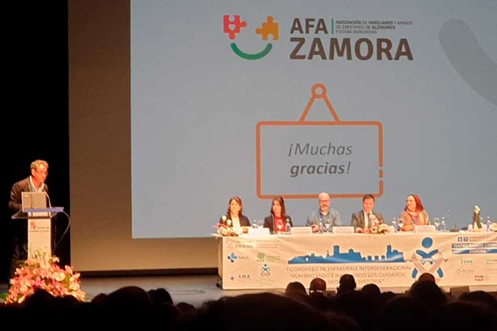 EL PRESIDENTE DE AFA ZAMORA PARTICIPA EN EL I CONGRESO DE ENFERMERÍA INTERGENERACIONAL